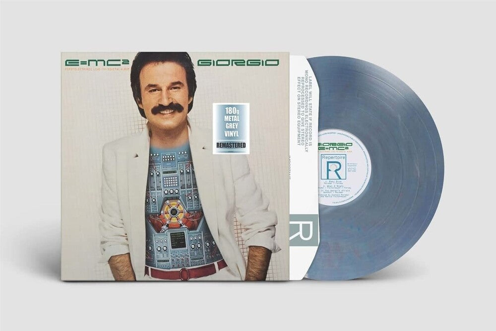 the album cover for Giorgio Moroder - E=Mc2 [Colored Vinyl] (Gry) (Uk)