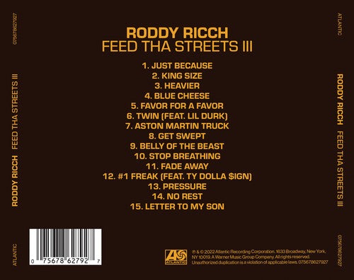 Feed Tha Streets III (CD)