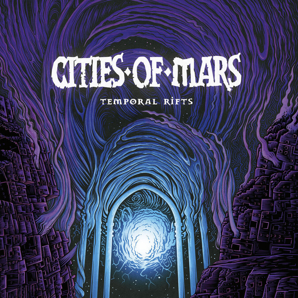 the album cover for Cities Of Mars - Temporal Rifts
