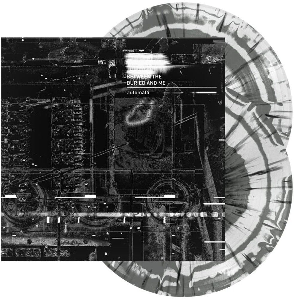 the album cover for Between The Buried And Me - Automata [Silver w/ Black & Silver Splatter 2LP]