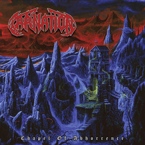 the album cover for Carnation - Chapel Of Abhorrence [Colored Vinyl] (Gate) [Limited Edition] (Wht)