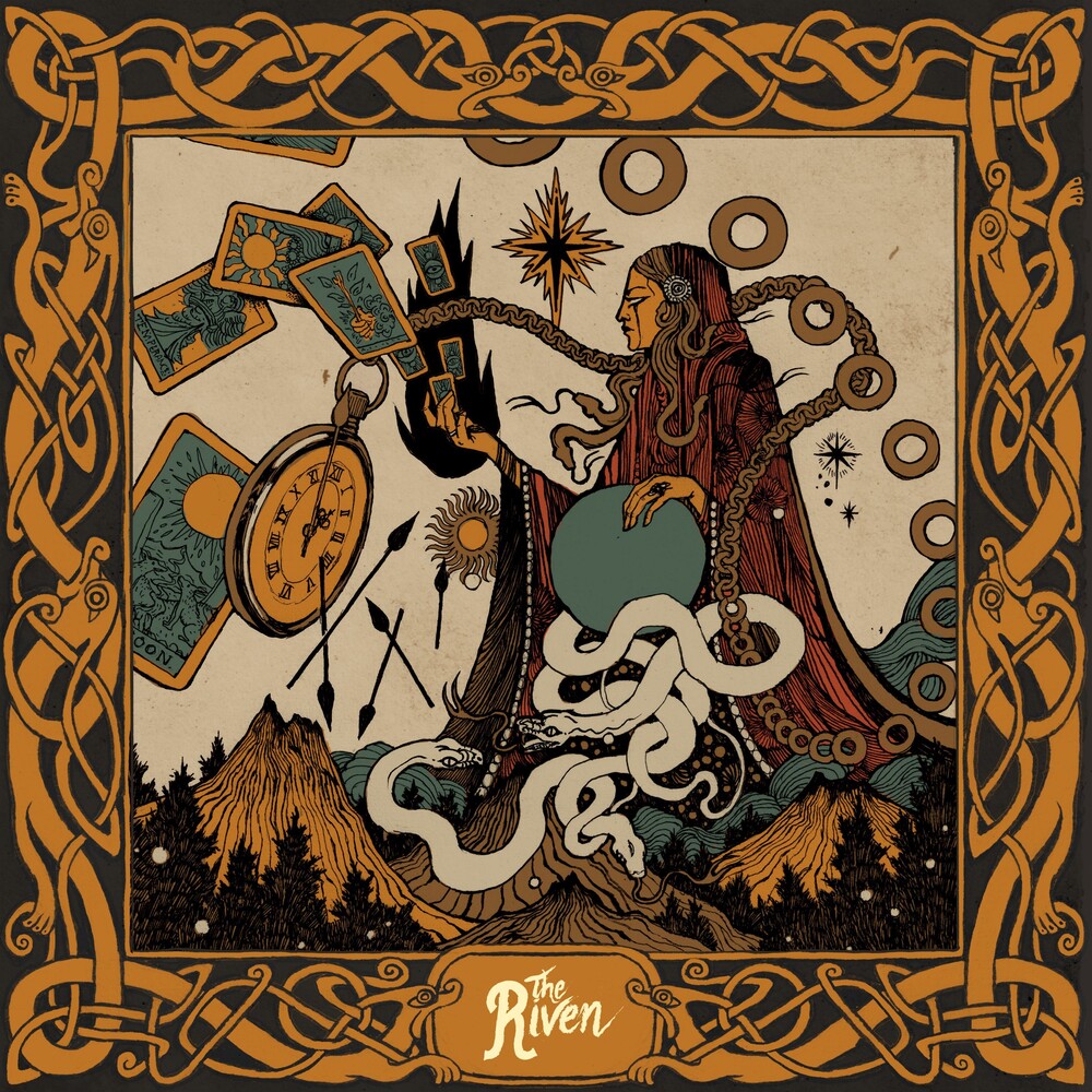 the album cover for Riven - Riven (Blk) [Colored Vinyl] (Wht)