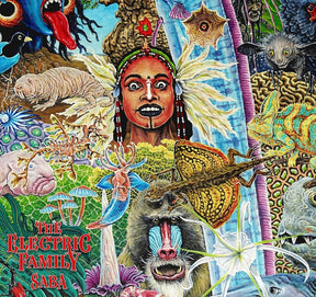 the album cover for Electric Family - Saba
