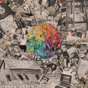 the album cover for Dougie Poole - The Rainbow Wheel of Death [Vivid Purple LP]
