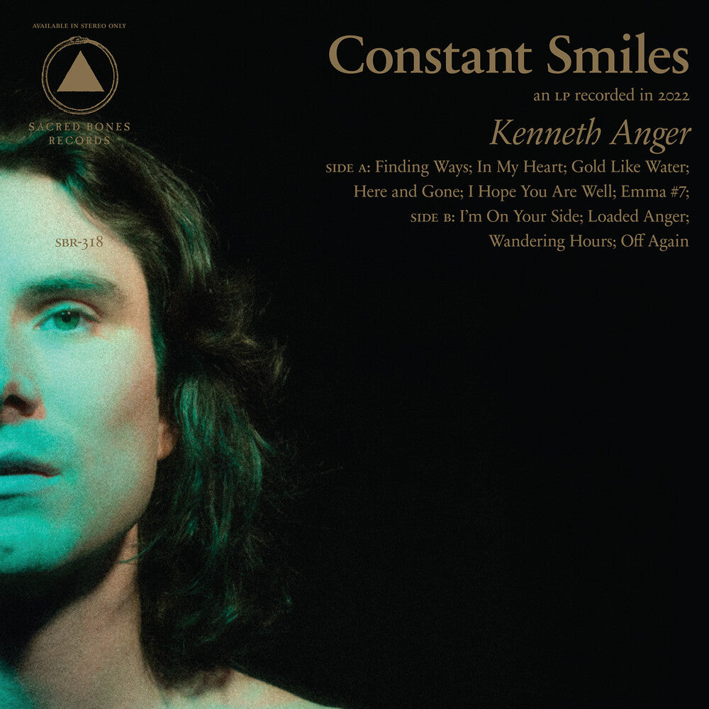 the album cover for Constant Smiles - Kenneth Anger [Blue LP]