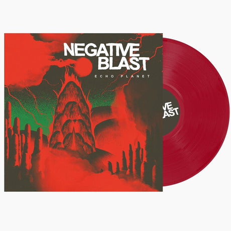 the album cover for Negative Blast - ECHO PLANET