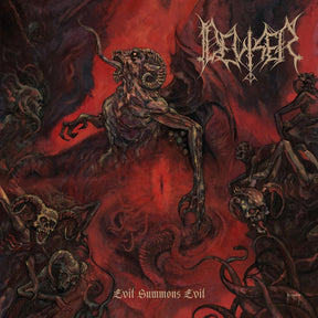 the album cover for Deviser - Evil Summons Evil