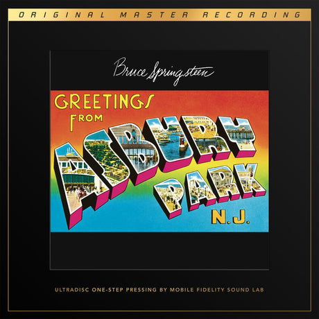 the album cover for Bruce Springsteen - Greetings From Asbury Park N.J. [180 Gram]