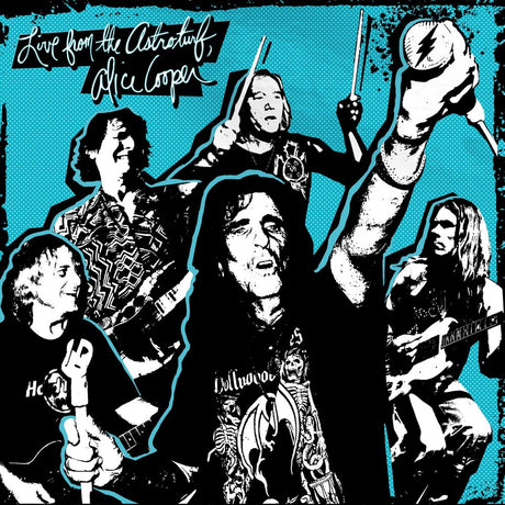 the album cover for Alice Cooper - Live From The Astroturf