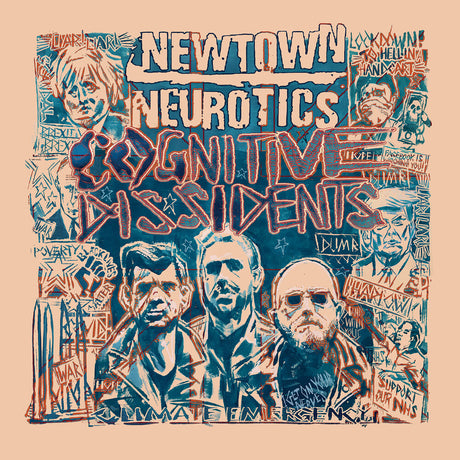 the album cover for Newtown Neurotics - Cognitive Dissidents [Colored Vinyl] (Org)