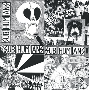the album cover for Subhumans - Subhumans