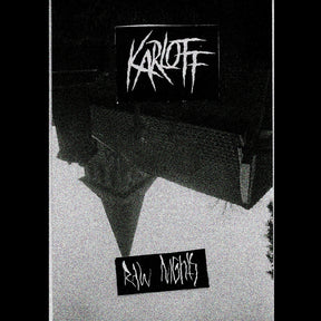 the album cover for Karloff - Raw Nights