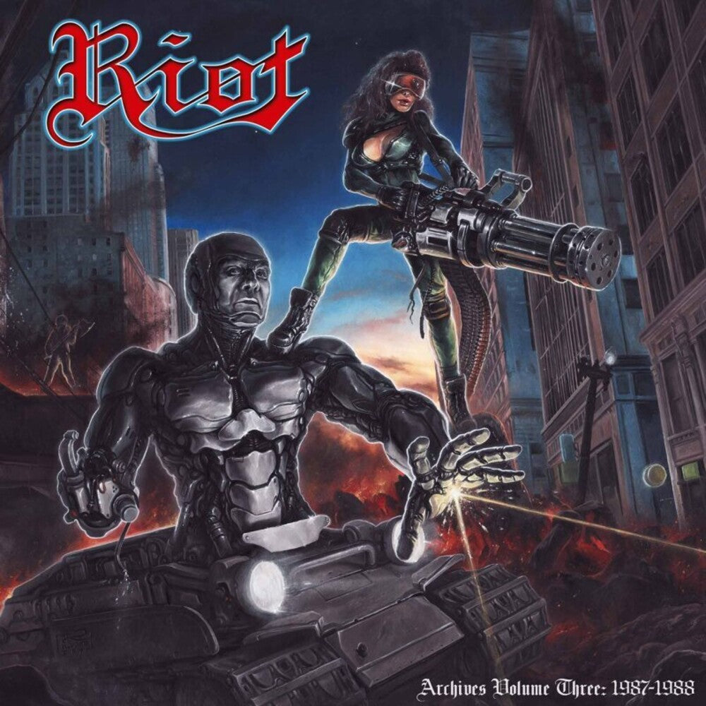 the album cover for Riot - Archives Volume 3: 1987-1988 - Red (W/Dvd) [Colored Vinyl]