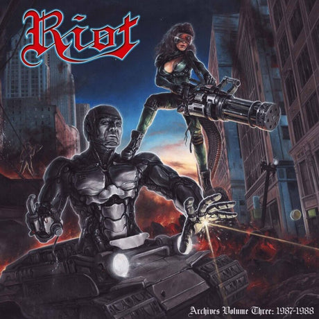 the album cover for Riot - Archives Volume 3: 1987-1988 - Red (W/Dvd) [Colored Vinyl]