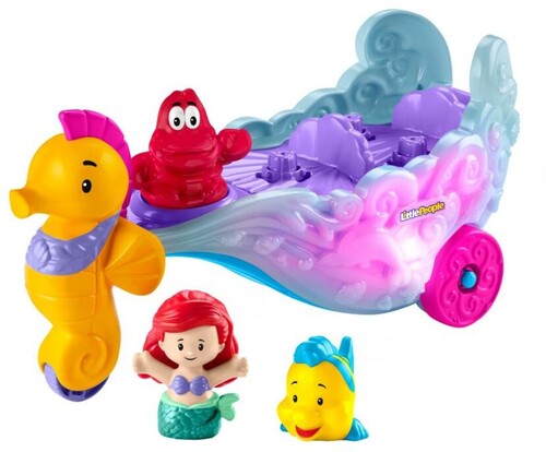 Little People - Lp Little Mermaid Ariels Light Up Sea Carriage - Collectibles