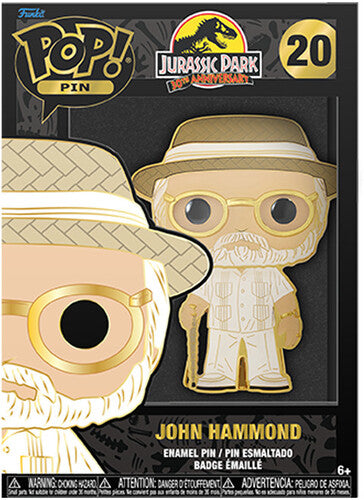 Funko Pop! Pins Movies: - Jurassic Park - John Hammond - Collectibles