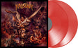 the album cover for Krisiun - Forged In Fury - Red [Clear Vinyl] [Limited Edition] (Red)