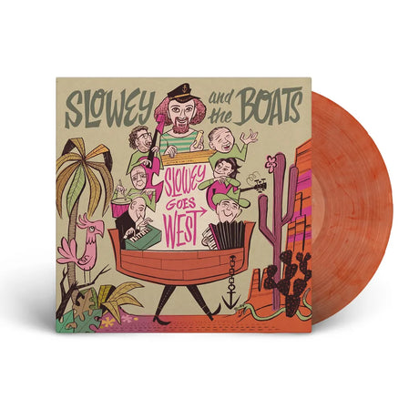 the album cover for Slowey and the Boats - Slowey And The Boats Slowey Goes West [Colored Vinyl]