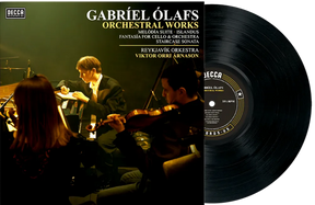 the album cover for Gabriel Olafs  / Reykjavik Orkestra - Orchestral Works [LP]