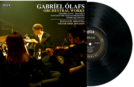 the album cover for Gabriel Olafs  / Reykjavik Orkestra - Orchestral Works [LP]