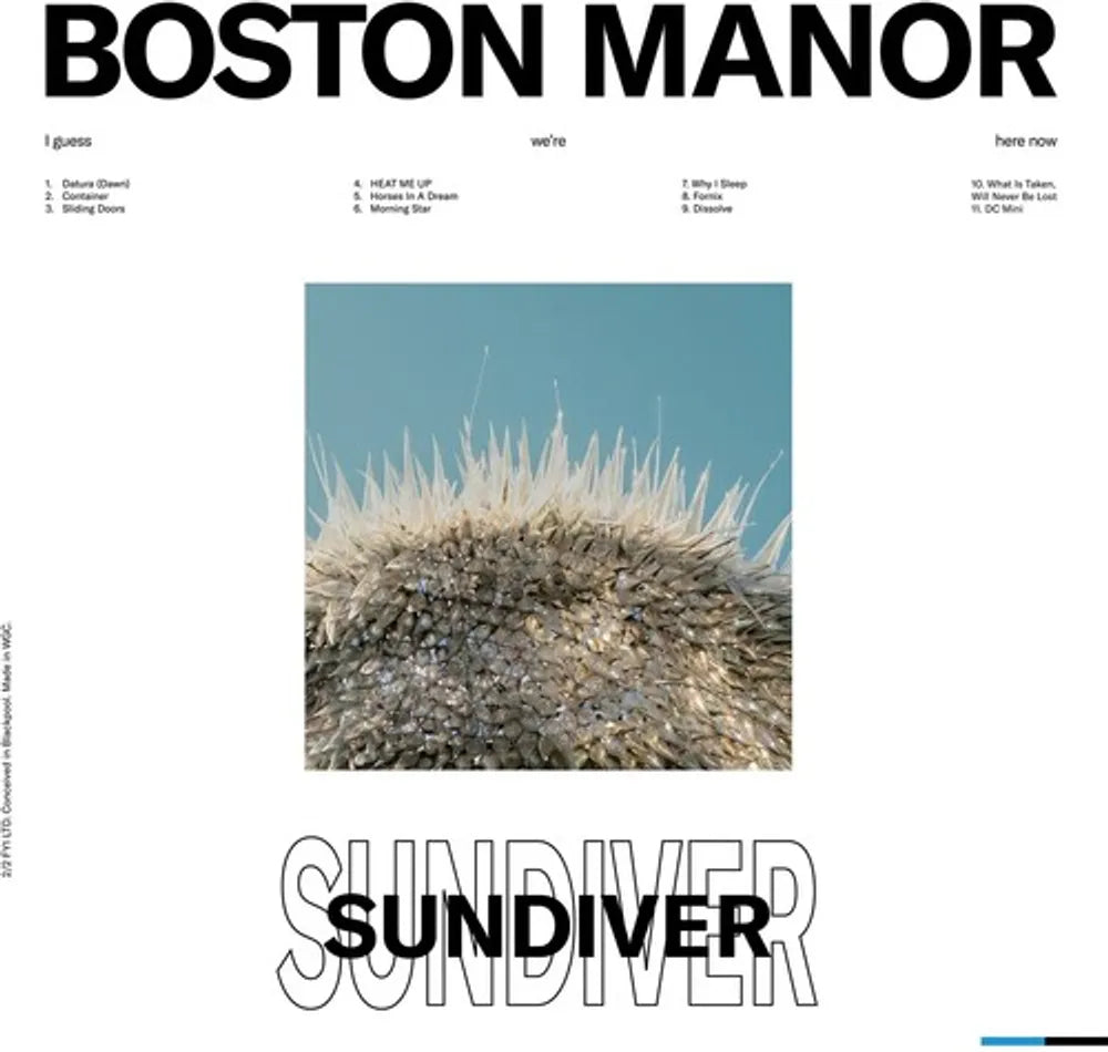 the album cover for Boston Manor - Sundiver (Blue) [Colored Vinyl] (Wht) (Uk)
