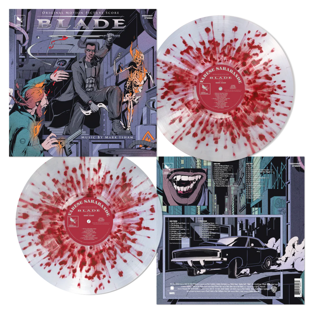 Blade (Original Soundtrack) [Blood Splatter Clear vinyl]