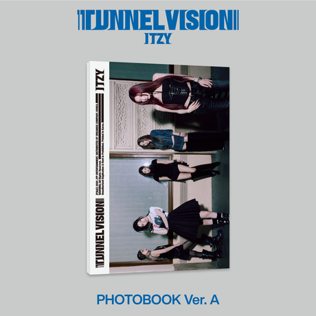 the album cover for ITZY - Tunnel Vision [Photobook - A Ver.] (Post) (Stic)