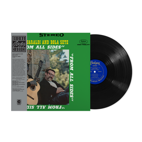 the album cover for Vince Guaraldi and Bola Sete - From All Sides (Original Jazz Classics Series) [180 Gram]