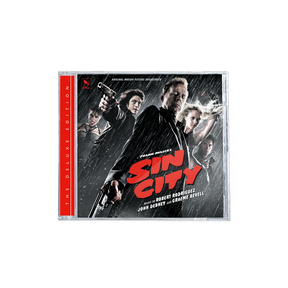 the album cover for Graeme Revell, John Debney & Robert Rodriguez - Sin City - Original Motion Picture Soundtrack [Deluxe]