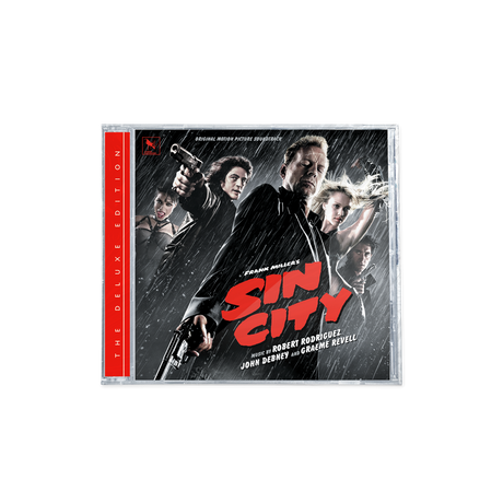 the album cover for Graeme Revell, John Debney & Robert Rodriguez - Sin City - Original Motion Picture Soundtrack [Deluxe]