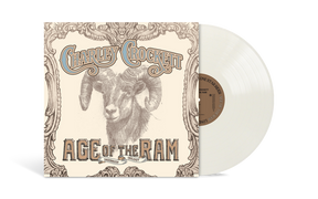 the album cover for Charley Crockett - Age Of The Ram [Mesa White LP with Alternate Cover]