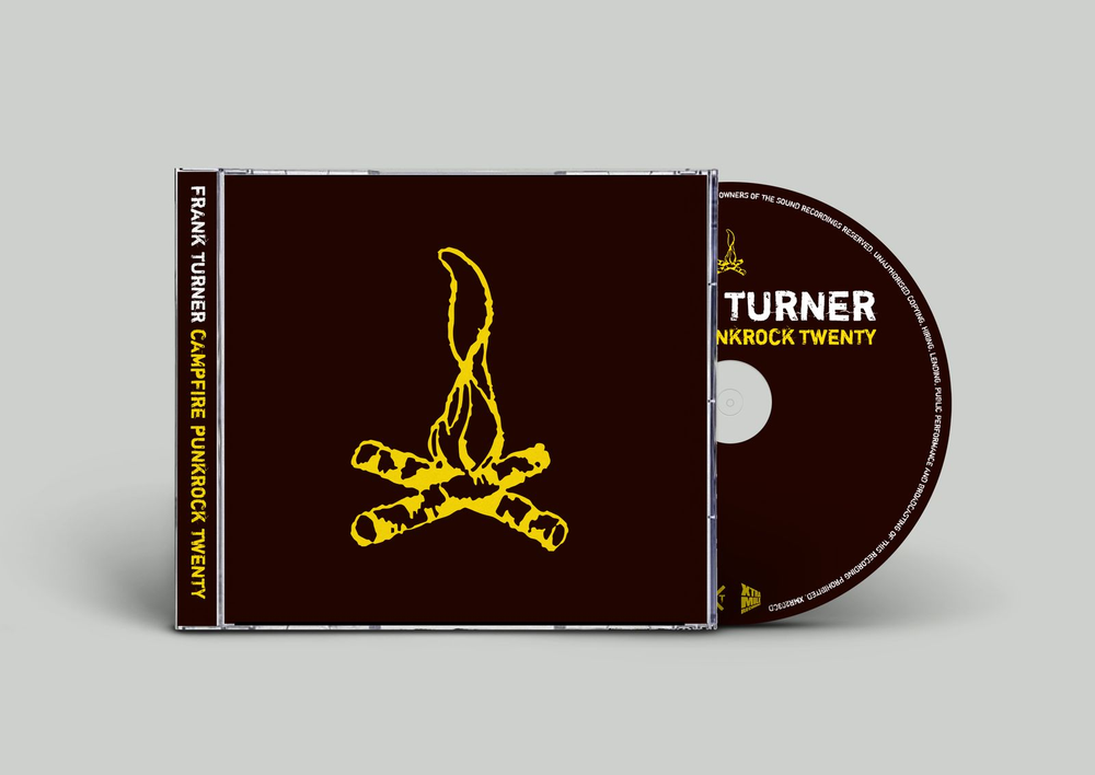 the album cover for Frank Turner - Campfire Punkrock 20