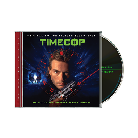 the album cover for Mark Isham - Time Cop - Original Motion Picture Soundtrack (Deluxe Edition)