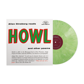 the album cover for Allen Ginsberg - Howl And Other Poems [Eco-friendly Green Blend]