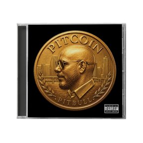 the album cover for Pitbull - Pitcoin
