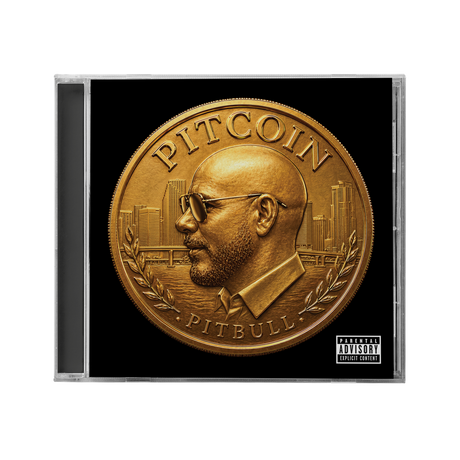 the album cover for Pitbull - Pitcoin