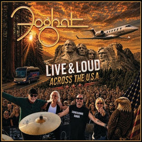 the album cover for Foghat - Live & Loud Across The Usa