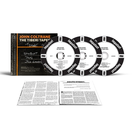 the album cover for John Coltrane - Tiberi Tapes [Box]
