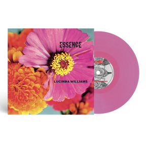 the album cover for Lucinda Williams - Essence - 25th Anniversary [Pink]