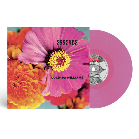the album cover for Lucinda Williams - Essence - 25th Anniversary [Pink]