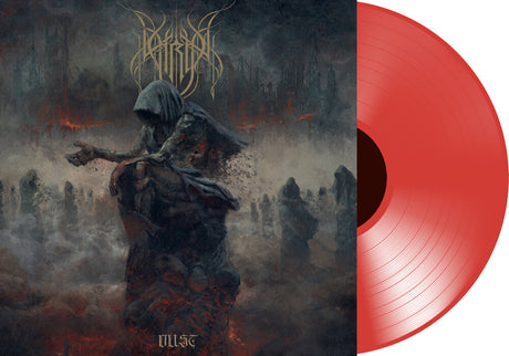 the album cover for Thron - Dust - Clear Red [Clear Vinyl] [Limited Edition] (Red)