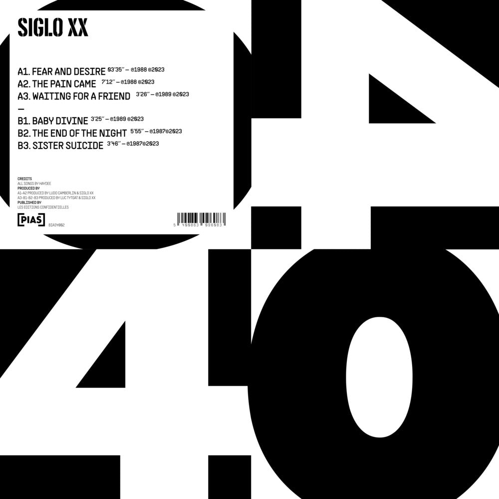 the album cover for Siglo XX - - Pias 40