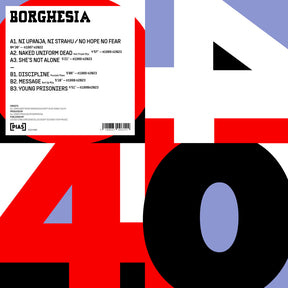 the album cover for Borghesia - - Pias 40