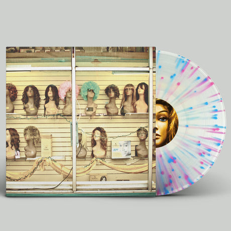 the album cover for Lightning Love - Blonde Album - Pink & Blue Splatter (Blue) [Colored Vinyl]