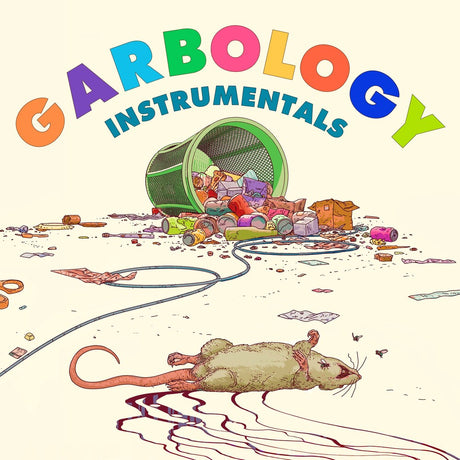 the album cover for Aesop Rock & Blockhead - Garbology: Instrumental Version [Yellow / Green / Black 2LP]