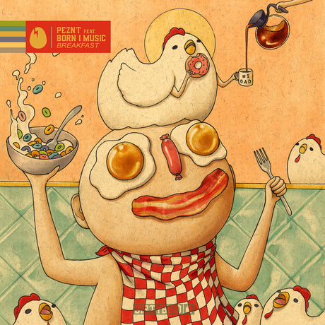 the album cover for PEZNT - Breakfast - Inc. Jesse Perez Remix
