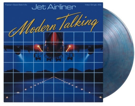 the album cover for Modern Talking - Jet Airliner (Blue) [Colored Vinyl] [Limited Edition] [180 Gram] (Red) (Hol)