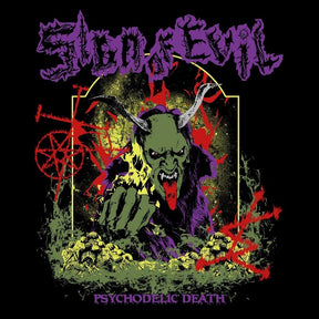 the album cover for Sign of Evil - Psychodelic Death (Uk)