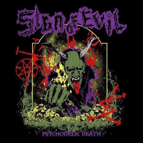 the album cover for Sign of Evil - Psychodelic Death (Uk)