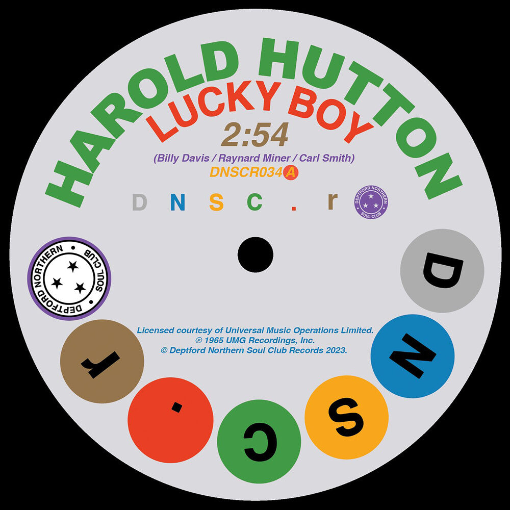 Harold Hutton - Lucky Boy/Thinkin' About You [7" Vinyl]